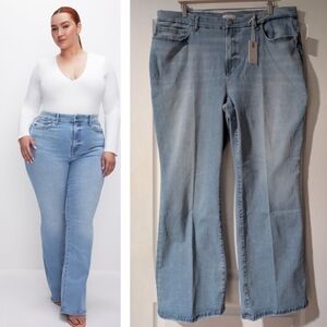 NWT Good American | Always Fits Good Classic Slim Bootcut (20-26)